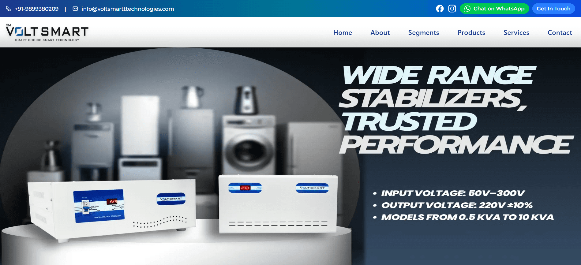 Voltsmart Technologies – Corporate Website